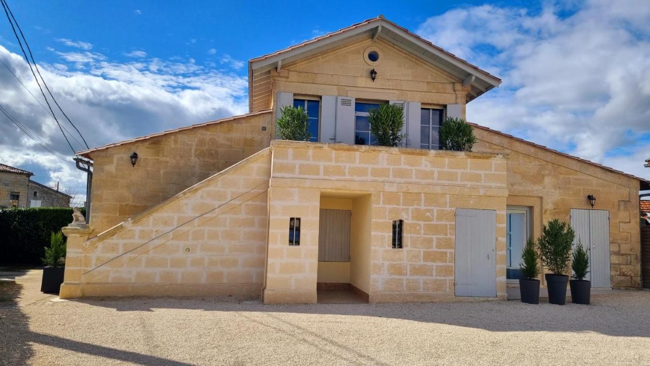 Ferienwohnung La Maison Des Vignes Saint Emilion Exterior foto